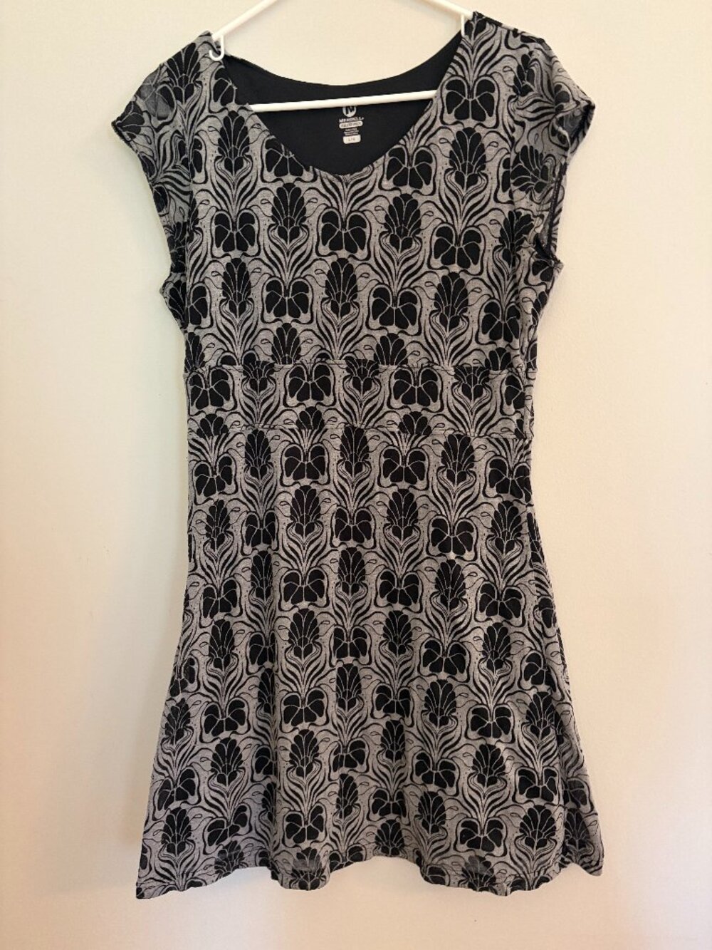 Merrell Select Wick Dress Womens L Black Geometric Athleisure Athletic Stretch